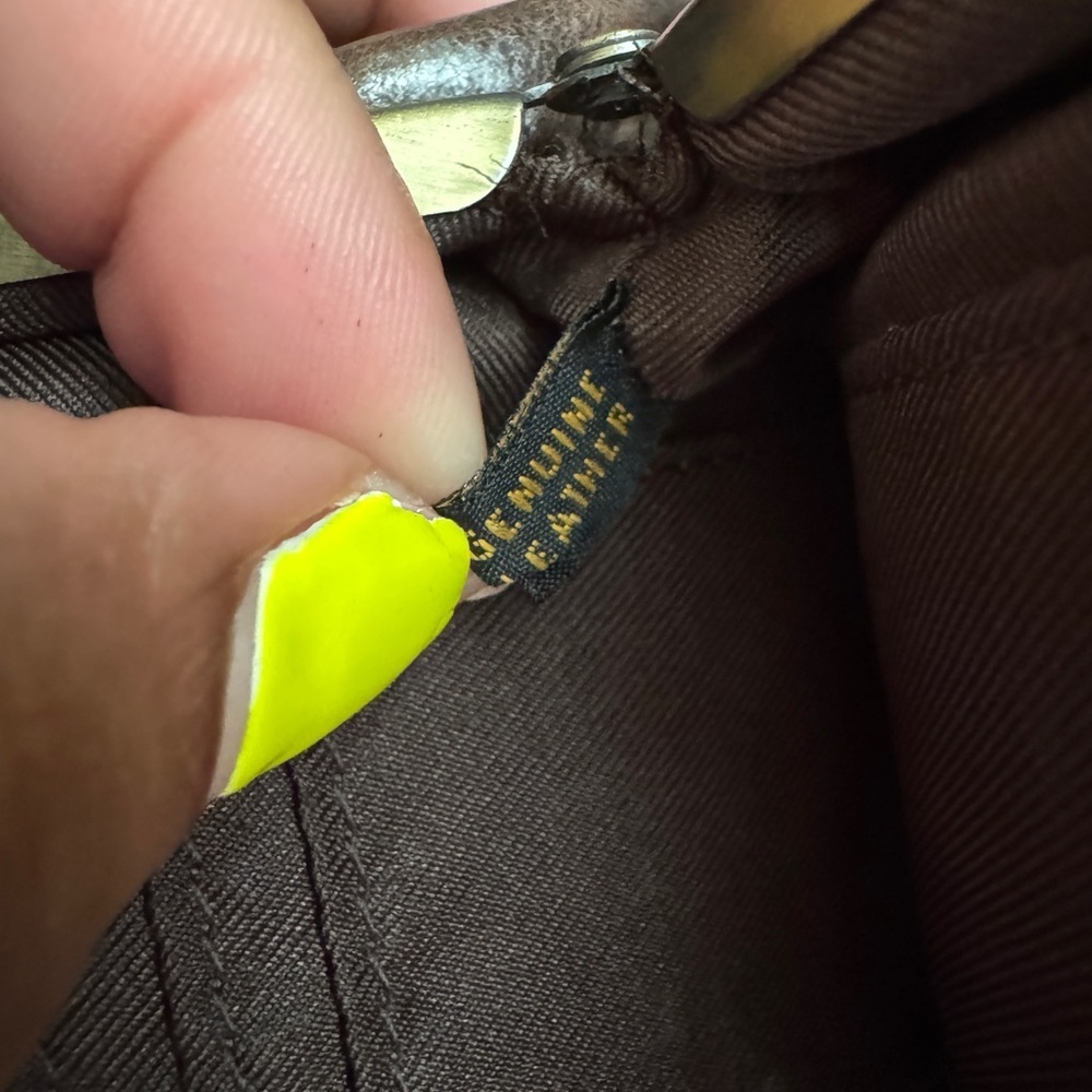 Vintage Leather Kiss lock Wallet Mini Clutch Purse - Picture 5 of 10